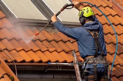 Démoussage et hydrofuge de toiture à Guinarthe-Parenties